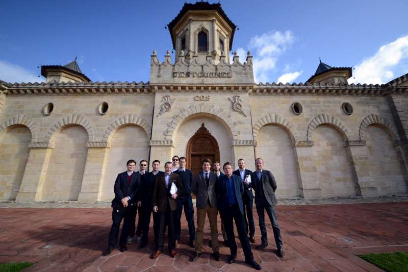 Aymeric de Gironde and Farr Vintners at Cos d'Estournel